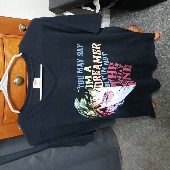 Fruit of the Loom Tops - John Lennon blue tee shirt